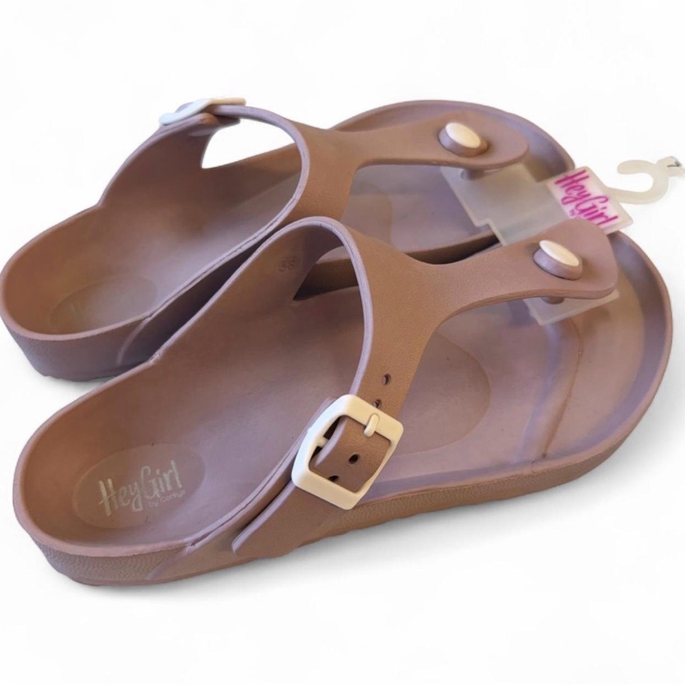 Hey Girl by Corky’s Jet Ski Blush Pink Sandals Women’s 7 Summer Vacation Beach - Picture 3 of 3